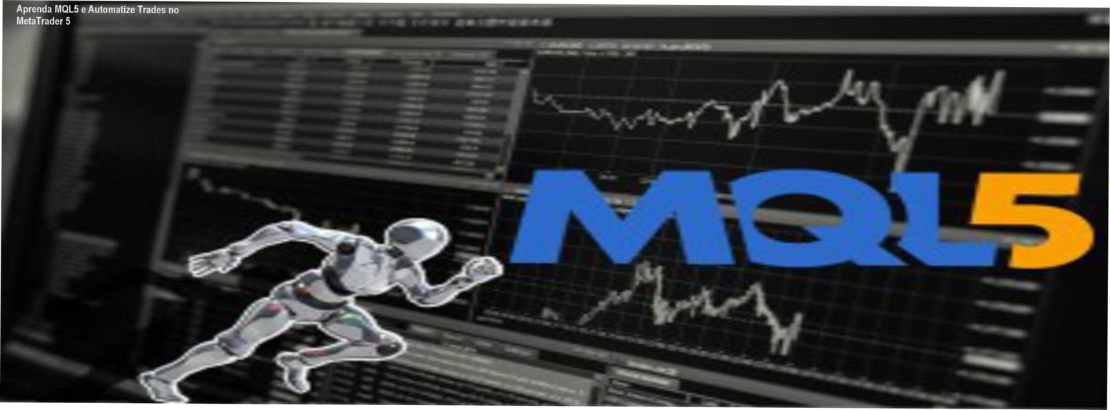 Captura de tela do tutorial de MQL5 mostrando código para automação de operações no MetaTrader 5