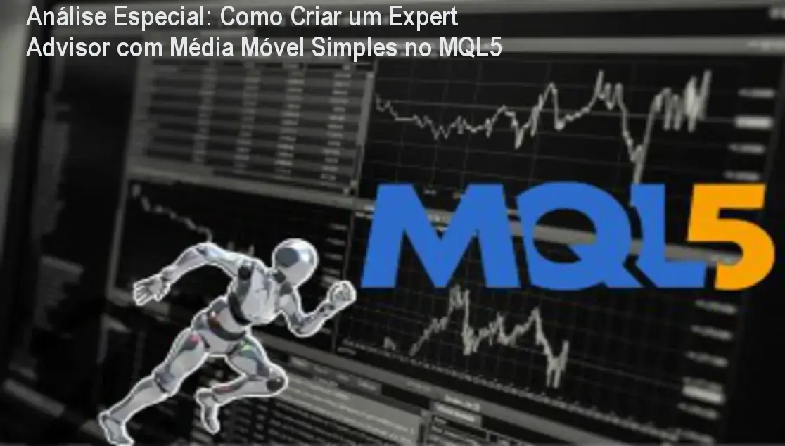 Capa informativa sobre o tema Como Criar um Expert Advisor com Média Móvel Simples no MQL5