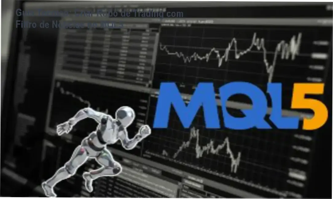 Guia Técnico: Criar Robô de Trading com Filtro de Notícias no MQL5 1 Tela mostrando código MQL5 de robô de trading com filtro de notícias em ação