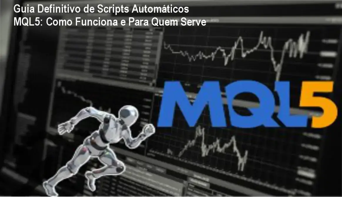 Imagem ilustrando a criação de scripts automáticos no MQL5 com exemplos práticos