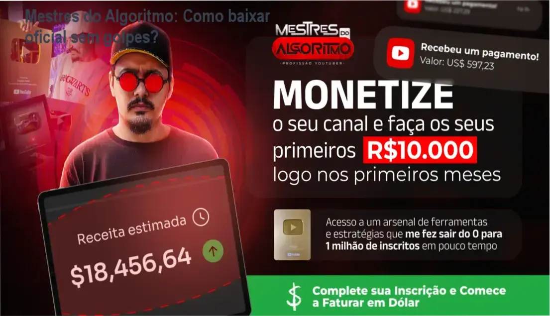 Mestres do Algoritmo: Como baixar oficial sem golpes? 4 Imagem ilustrando o download oficial do curso Mestres do Algoritmo