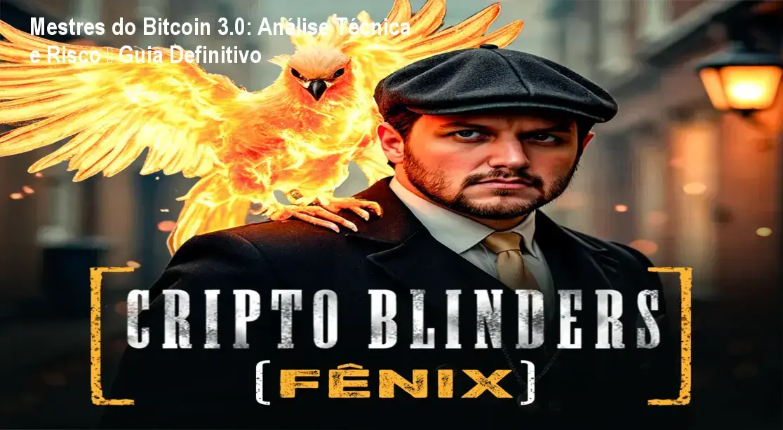 Tela do curso Mestres do Bitcoin 3.0 mostrando análise técnica e estratégias de risco