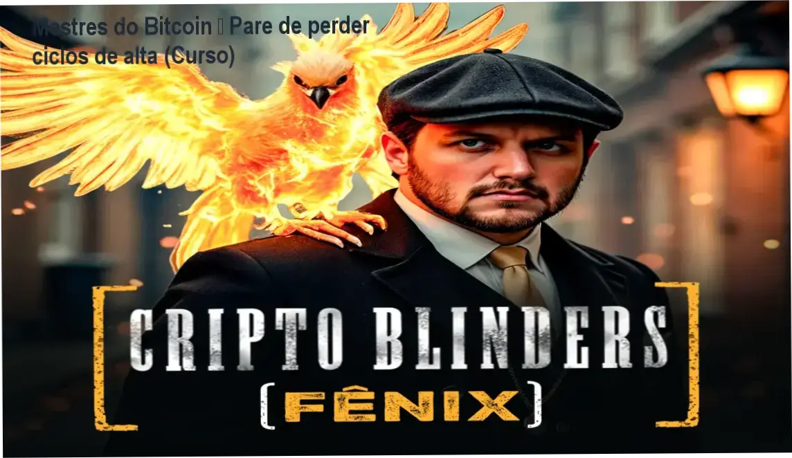 Mestres do Bitcoin – Pare de perder ciclos de alta (Curso) 3 Tela do curso Mestres do Bitcoin mostrando análise on‑chain e gestão de risco