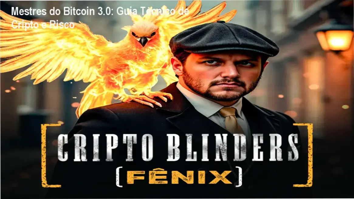 Augusto Backes apresentando o curso Mestres do Bitcoin 3.0 com foco em análise técnica e risco