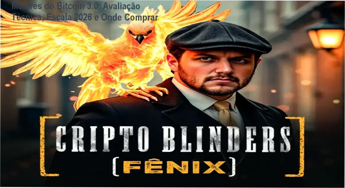 Mestres do Bitcoin 3.0: Avaliação Técnica, Escala 2026 e Onde Comprar 2 Capa do curso Mestres do Bitcoin 3.0 destacando análise técnica e estratégia DeFi