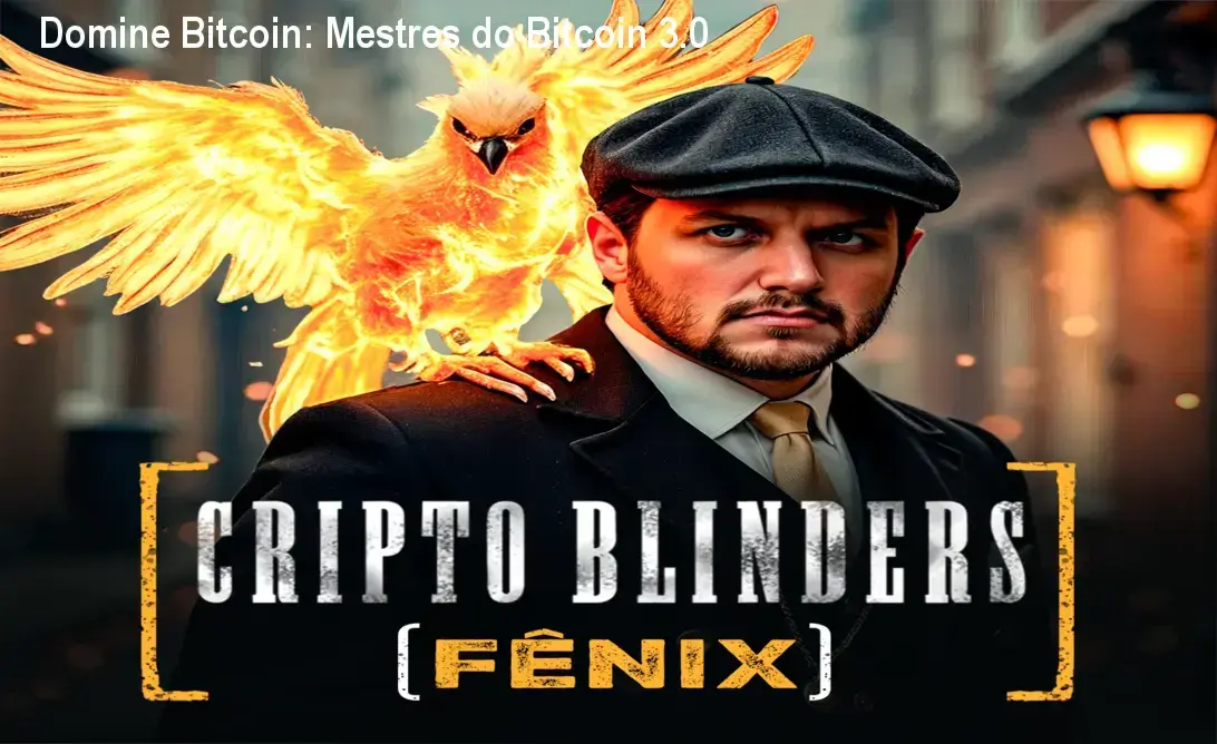 Domine Bitcoin: Mestres do Bitcoin 3.0 2 Capa do ebook Mestres do Bitcoin 3.0 com Augusto Backes explicando estratégias de Bitcoin