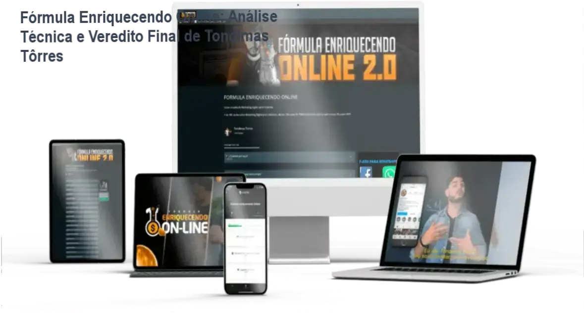 Fórmula Enriquecendo Online: Análise Técnica e Veredito Final de Tondimas Tôrres 3 Mentorias semanais do Método T.O.M com Tondimas Tôrres no curso Fórmula Enriquecendo Online
