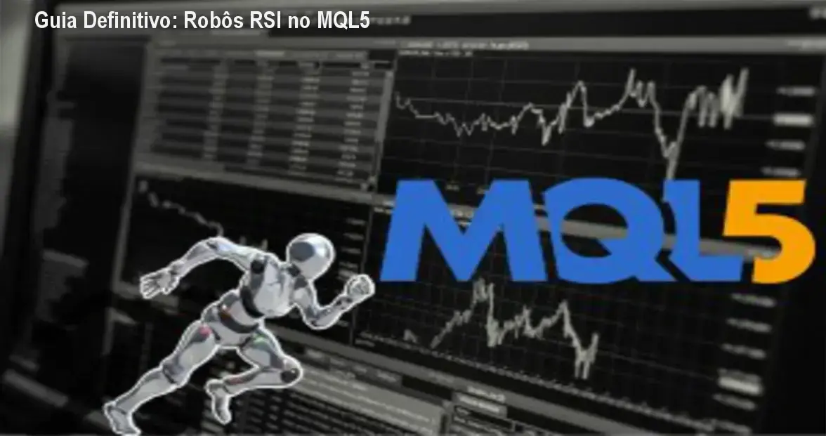 Guia Definitivo: Robôs RSI no MQL5 9 Imagem ilustrativa de um robô de trading automatizado executando ordens baseadas em RSI no MetaTrader 5.
