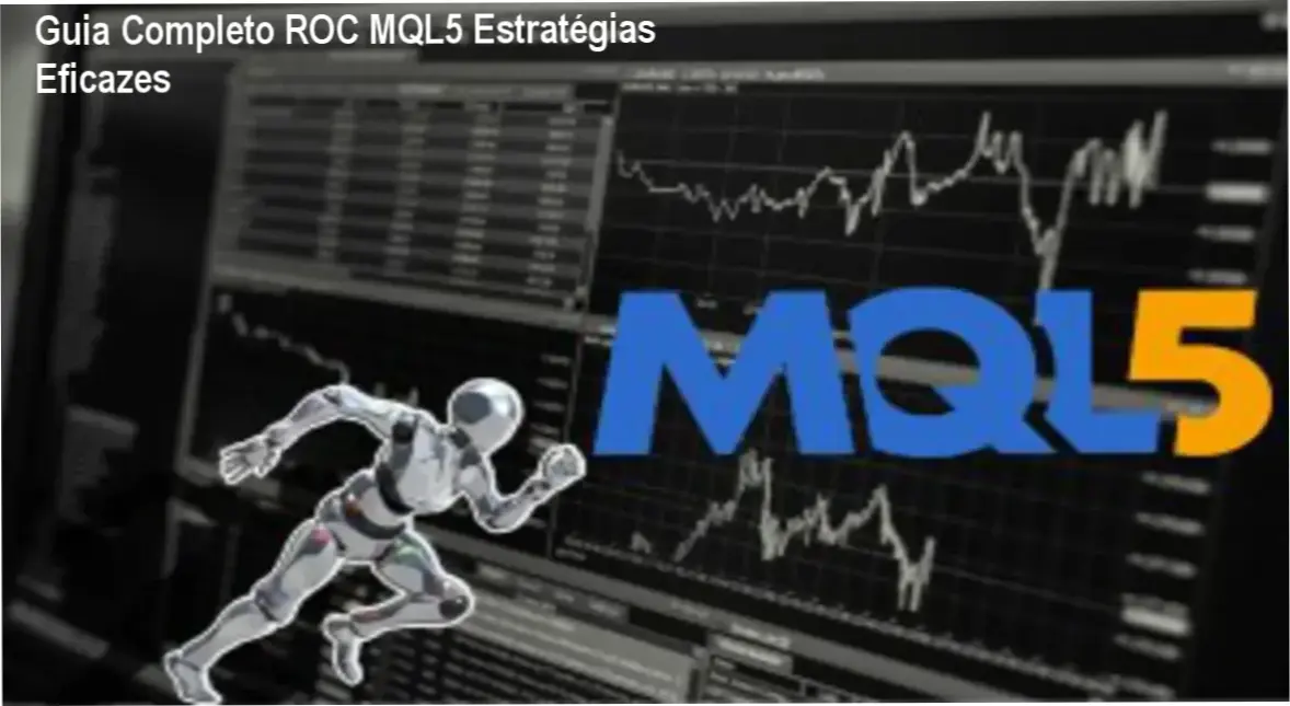 Imagem destacando a aplicação prática do indicador ROC em estratégias de negociação no MQL5, com gráficos e exemplos