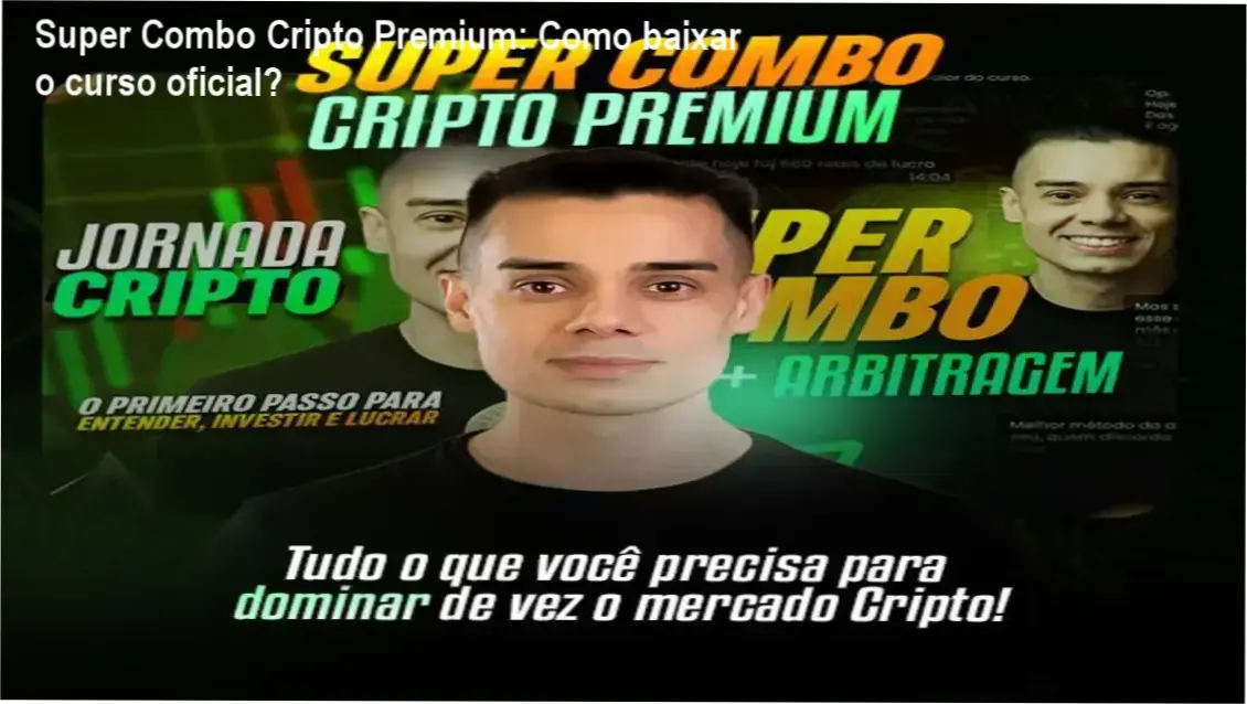 Super Combo Cripto Premium: Como baixar o curso oficial? 1 Página de download oficial do Super Combo Cripto Premium