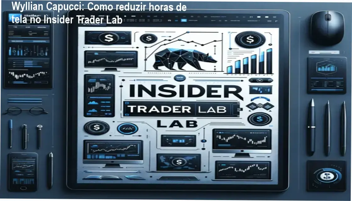 Wyllian Capucci: Como reduzir horas de tela no Insider Trader Lab 1 Wyllian Capucci apresentando a mentoria Insider Trader Lab para traders avançados