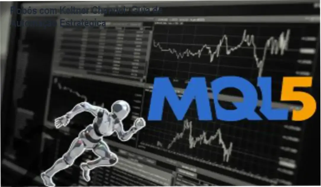 Robôs com Keltner Channel: Guia de Automação Estratégica 8 Interface de gráfico demonstrando o uso do indicador Keltner Channel para automação de trading