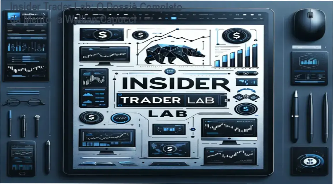 Interface da Mentoria Insider Trader Lab de Wyllian Capucci exibindo análise de fluxo de ordens e macroeconomia