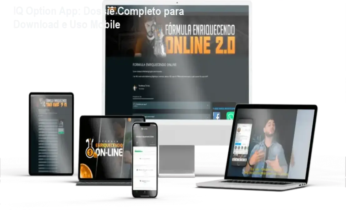 IQ Option App: Dossiê Completo para Download e Uso Mobile 3 Interface do aplicativo IQ Option em um smartphone demonstrando gráficos financeiros em tempo real